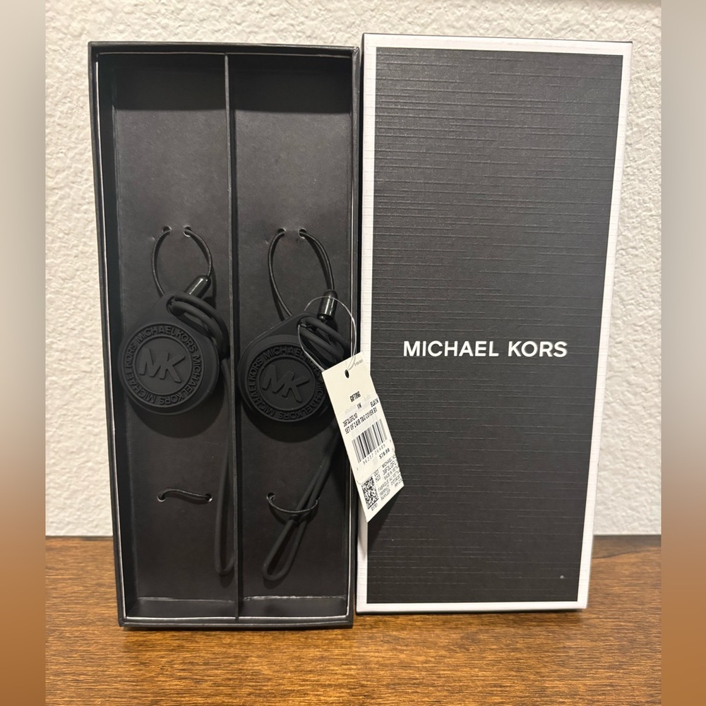 Michael Kors Black Air Tag Covers